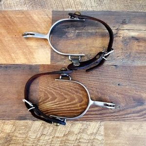 Ladies western riding spurs